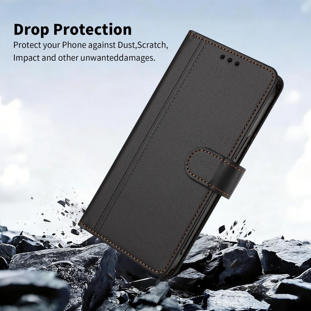 PU Leather Phone Case For Coque Redmi A7 Pro A5 A4 A3 Pro A3X A2 A1 Plus Wrist Rope Lanyard Card Slots Wallet Holder Cover Funda