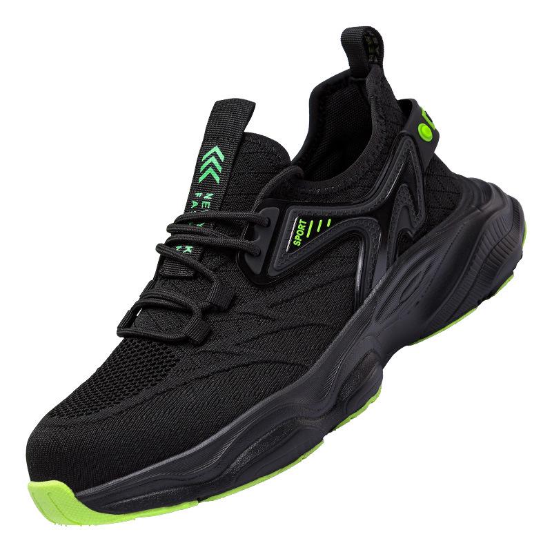 

Breathable Fly-Knit Safety Shoes with Steel Toe and Non-Slip MD Sole