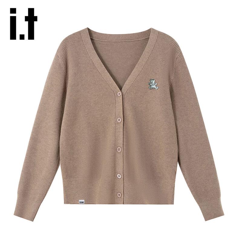 

Izzue Women s V-Neck Knitted Sweater One Size