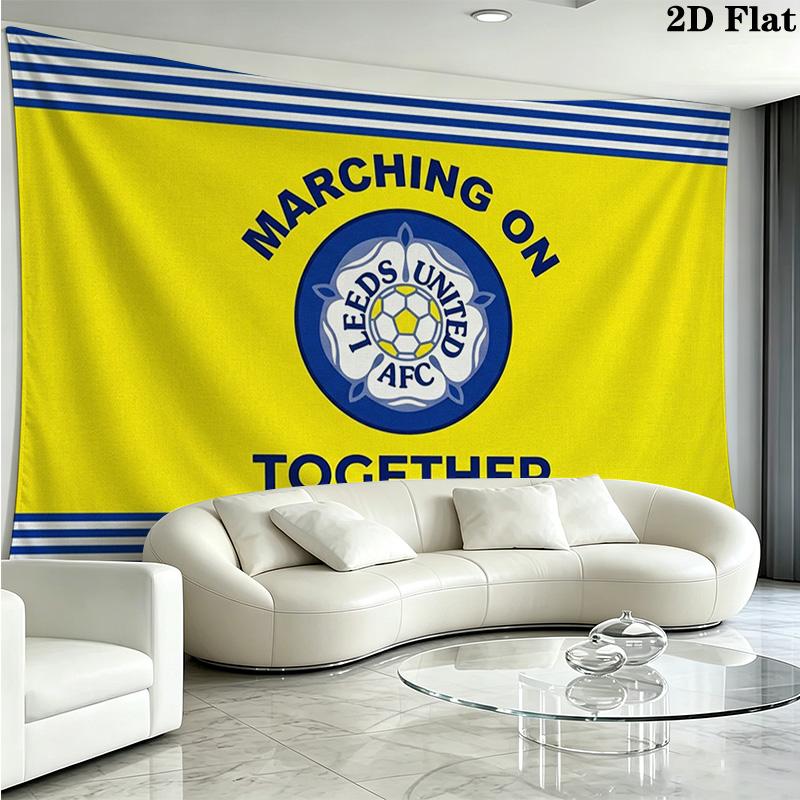 Стена Leeds United Настенный Гобелен Эстетичное Настенное Украшение Печатная Ткань Одеяло Декоративные Гобелены для Спальни Гостиной Домашний Декор