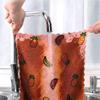 1/5/10Pcs Greaseproof Kitchen Double Side Cleaning Cloth Super Absorbent Household Scouring Pad Kitchen Cleaning Towel Rags