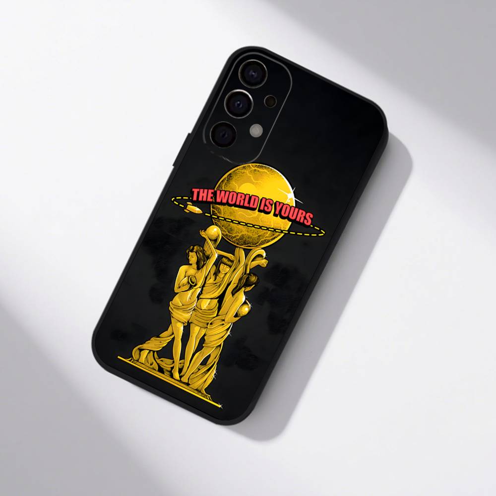 S-Scarfaces Tony M-Montana Phone Case For Samsung S25,S24,S21,S22,S23,S30,Ultra,S20,Plus,Fe,Lite,5G Black Cover