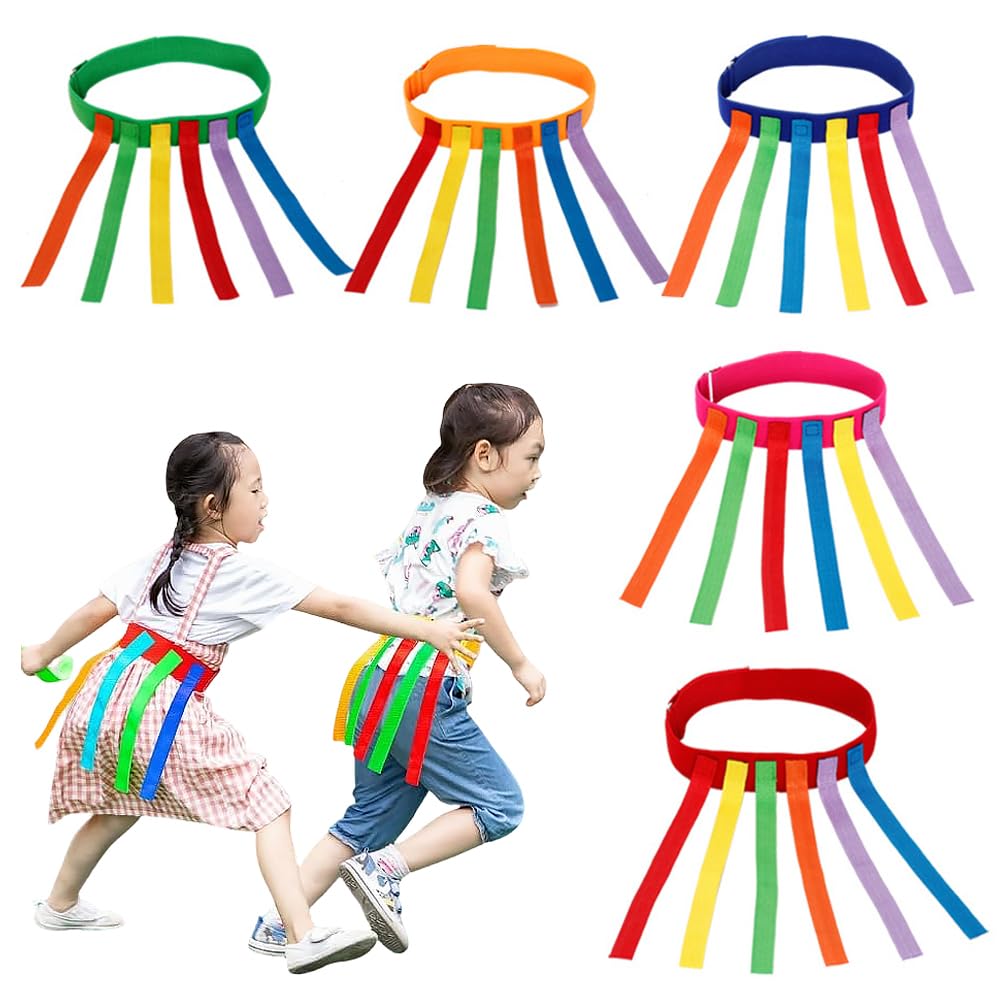 [PDUIBC] Outdoor Toy Tail Tag Game, Outdoor Play, Velcro, Recreation, Tag, Outdoor Play, Park Play, Children s Club, Sports Day, Athletic Festival,