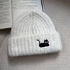 Autumn and winter thickened warm ear protection versatile big head circumference knitted cold hat girl