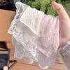 Breathable Summer Lace Triangle Scarf: High-End Sunscreen Head Wrap & Versatile Silk Hair Tie for Women