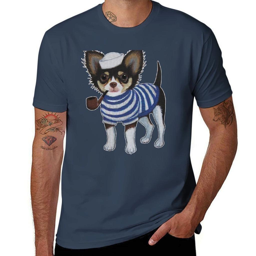 Sailor Chihuahua TShirt T Shirts For Unisex Slim Fit TShirt
