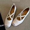 Fashion French 2025 New Flat Shallow Ballet Shoes Super Soft Evening Shoes Women's Singles Mary Jane Shoes