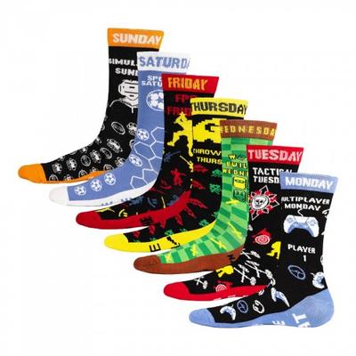 Mens Video Game Items Socks (Pack of 7)