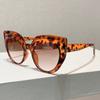 Retro UV400 Cateye Sunglasses Oversized Black Frame Women Summer Shades Female Fashion Glasses