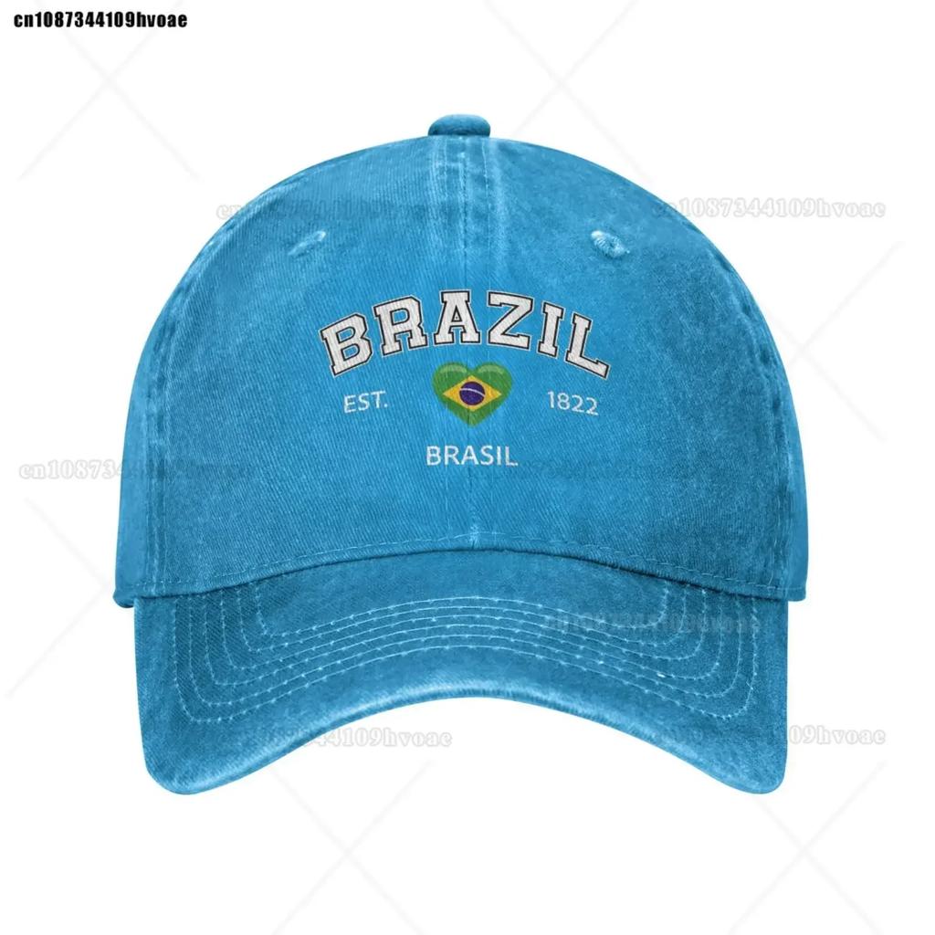 Fashion Flag Hats Brazil EST Baseball Cap Unisex Adjustable Summer Sport Caps Brasil Sandwich Caps Snapback Golf Hat
