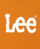 LEE Big Twitch Logo Short Sleeve T-Shirt Orange