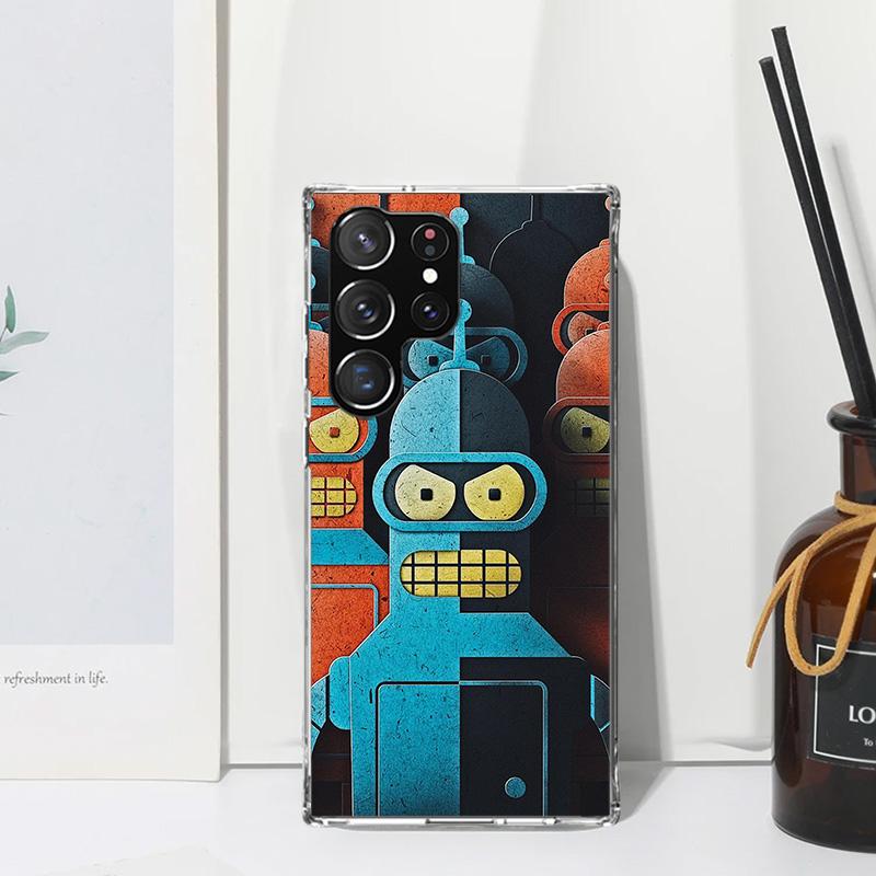 Cartoon F-Futuramas Phone Case For Samsung Galaxy S26 S25 Edge S24 FE S23 S22 Ultra S21 Plus S20 + Art Fundas Back Cover Galaxy