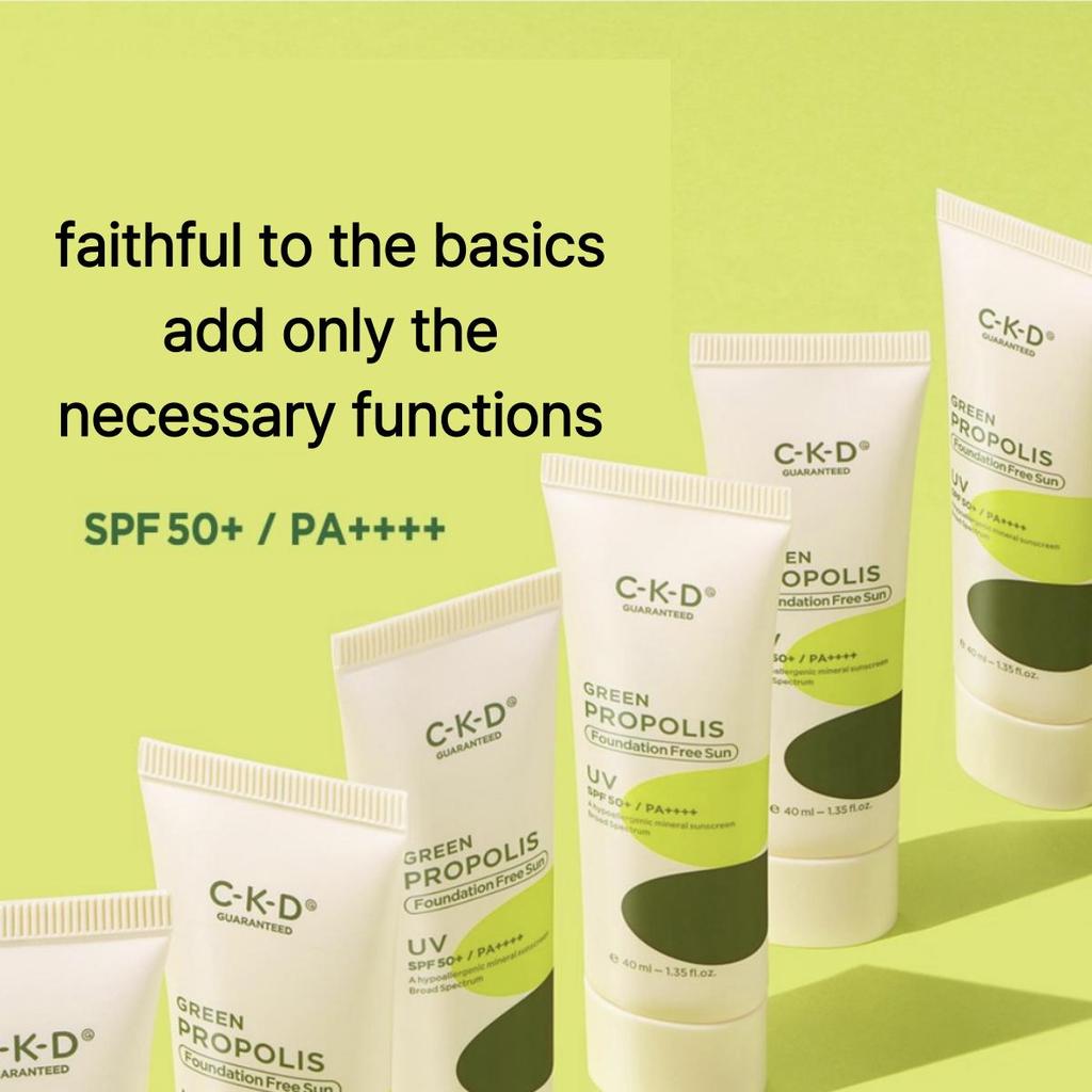 [CKD] Green Propolis Foundation Free Sun  SPF50+ PA++++ 40ml
