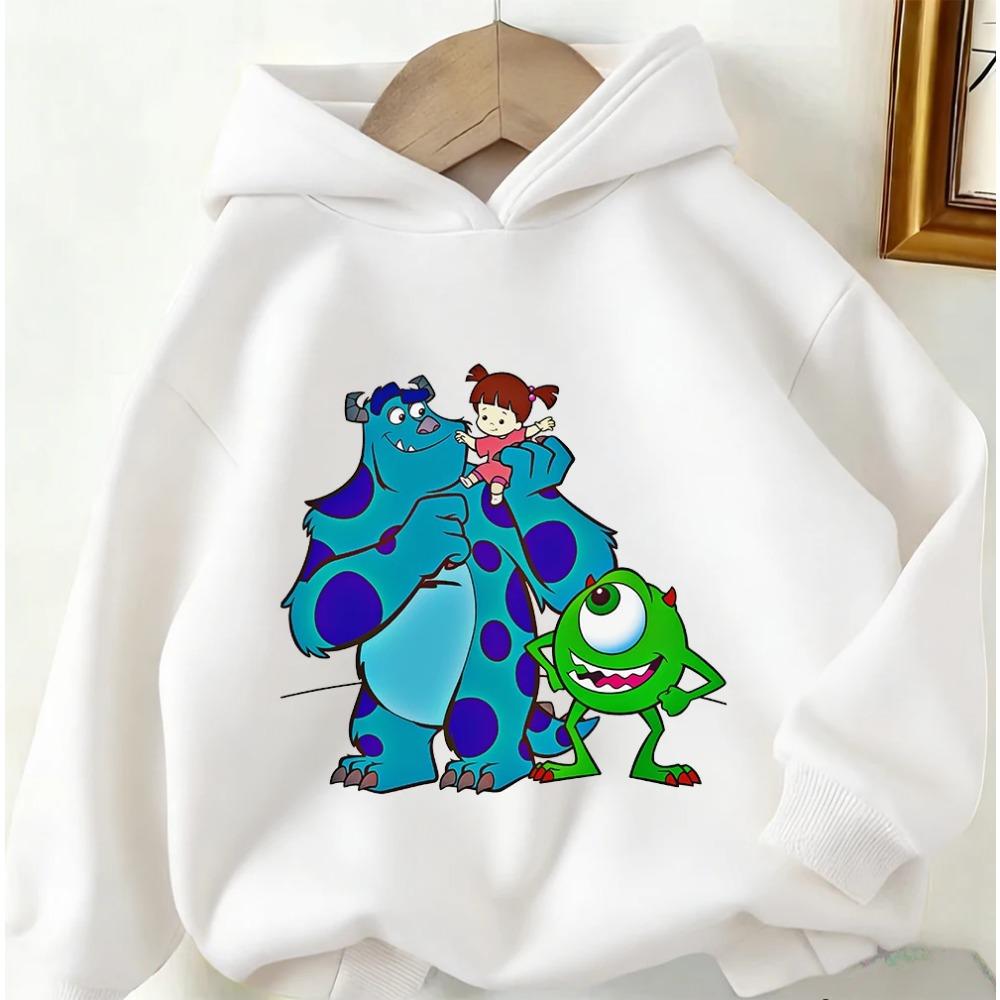 Winter Hot Cartoon Monsters Inc Hoodie Casual Streetwear Hooded Tops For Kids 3 14