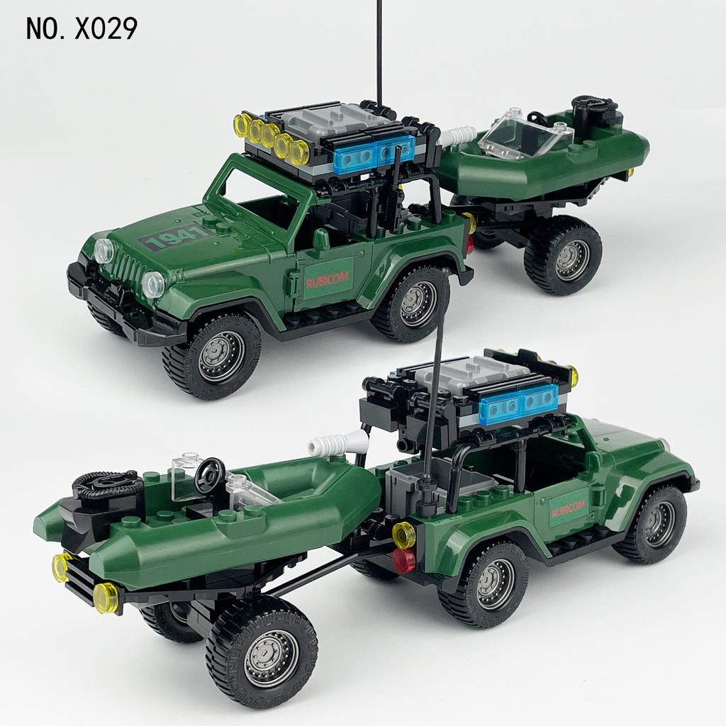 Swamp Butcher SUV Spike Field Team Children's Building Blocks Toys