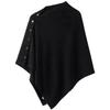 Ladies' Shawl - Elegant, Simple and Luxurious Multifunctional Scarf with Metal Snap Design, Soft and Breathable, Suitable for Office or Night Outings