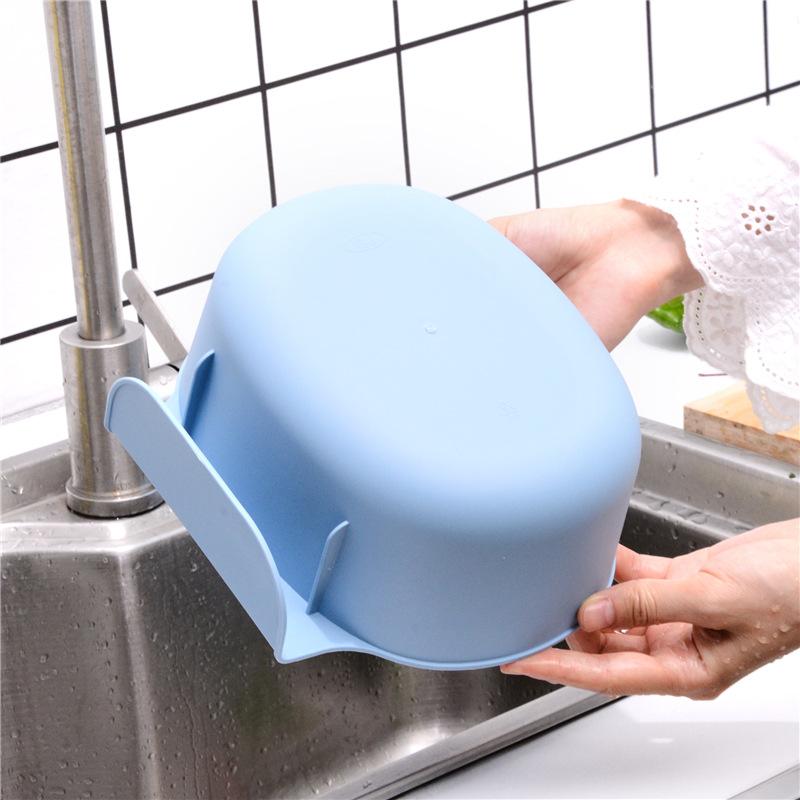 Kitchen cabinet door hanging food waste trash can trash basket, household storage box peel confetti sorting trash basket