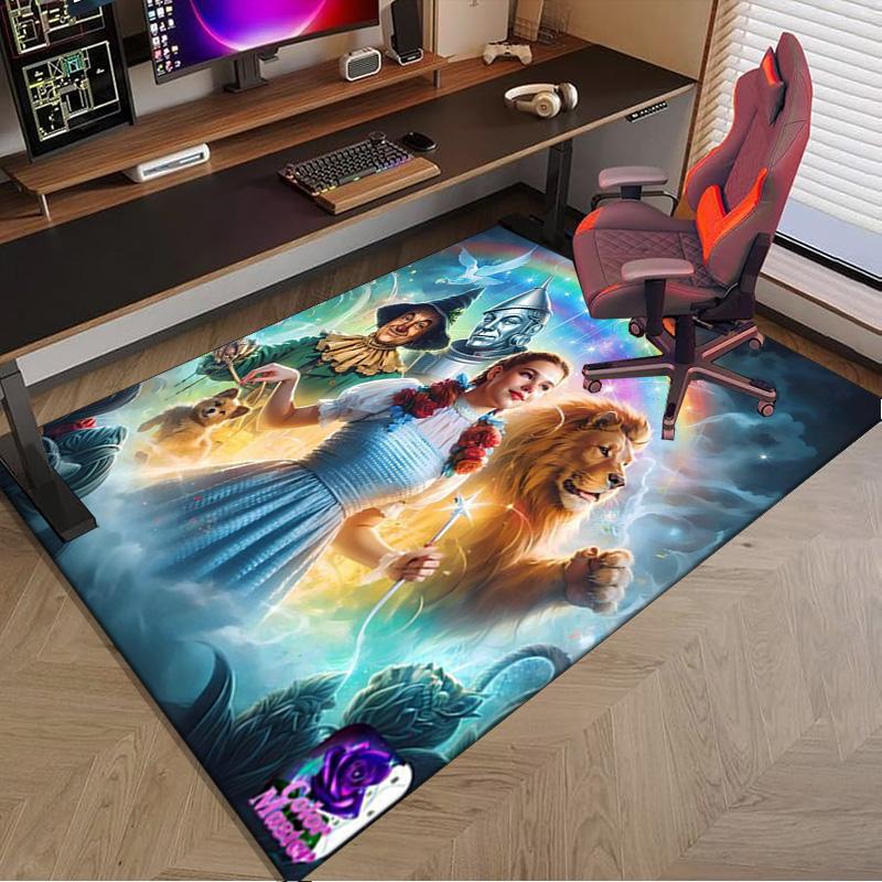 Wonderful Wizard Adventure Carpet, Chair Rug,Rug for Office Bedroom living rooms, Doormat decor Fan Gift Christmas Gift