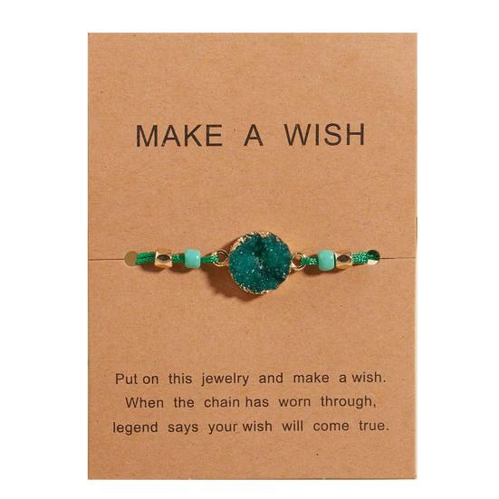 Unisex Bracelet Imitation Natural Stone Adjustable Men Women Korean Style Wear-resistant Bracelet Jewelry Gifts