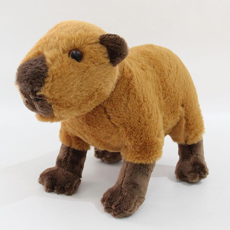 

30-сантиметровая симуляция капибары плюшевая игрушка кавайная капибара мягкая кукла мягкая кукла