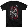 DC Comics Justice League Explosion Black T-Shirt