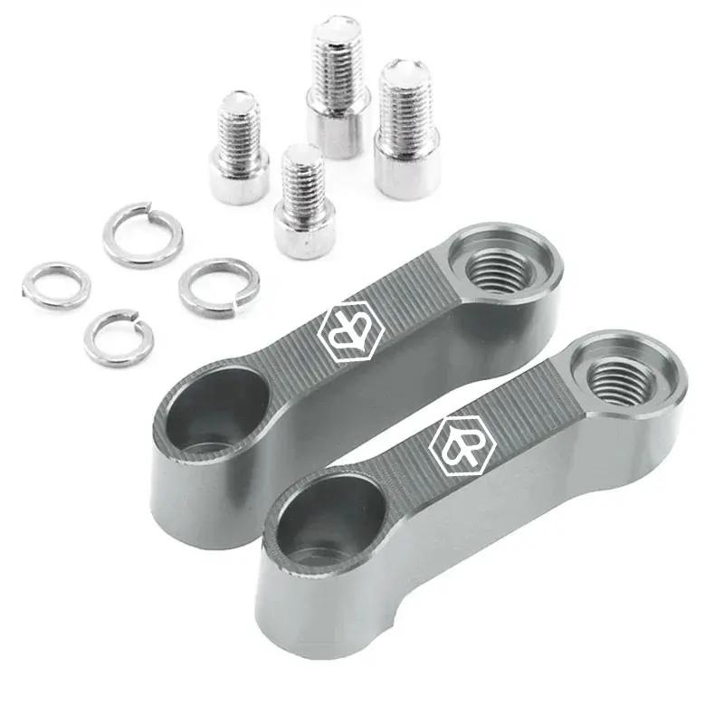 Rearview Mirrors Extension Riser Extend Adapter Accessories For Piaggio Vespa GTS 250 300 Sprint Primavera 150 LX15 S150