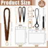 Scrunchies Lanyards for Id Badges, Stretchy Lanyard for Women Teacher Nurse
