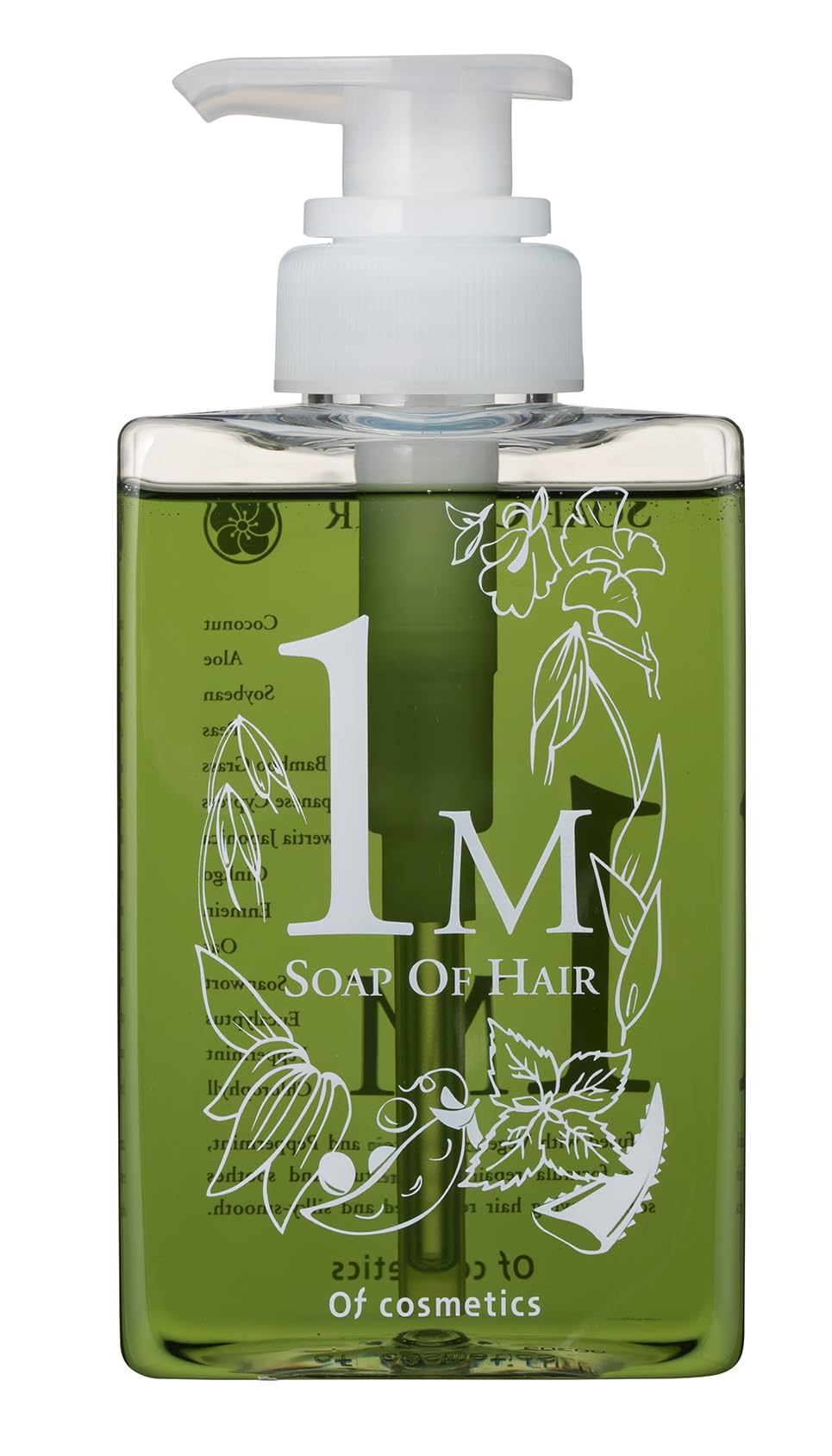 

Шампунь для ухода с чистым ароматом и легким в уходе Soap of Hair 265 мл с ароматом перечной мяты Ofcosmetics [Кожа головы, пальцы] 1-M / Перхоть/зуд