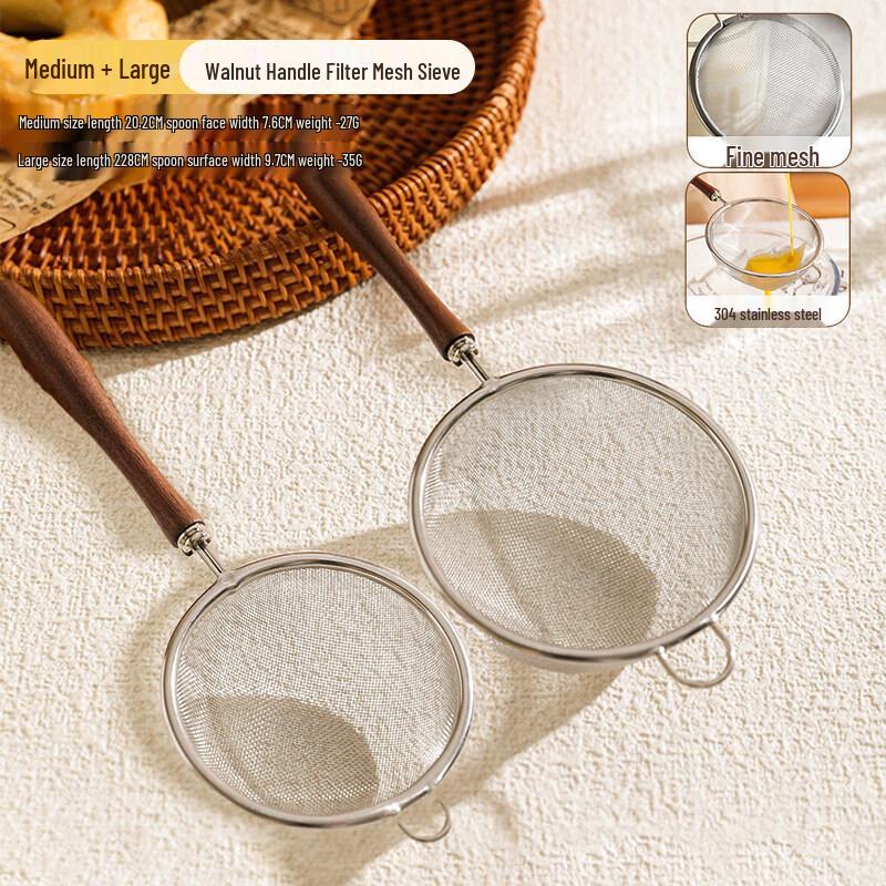 304 Stainless Steel Ultra-Fine Mesh Sifter