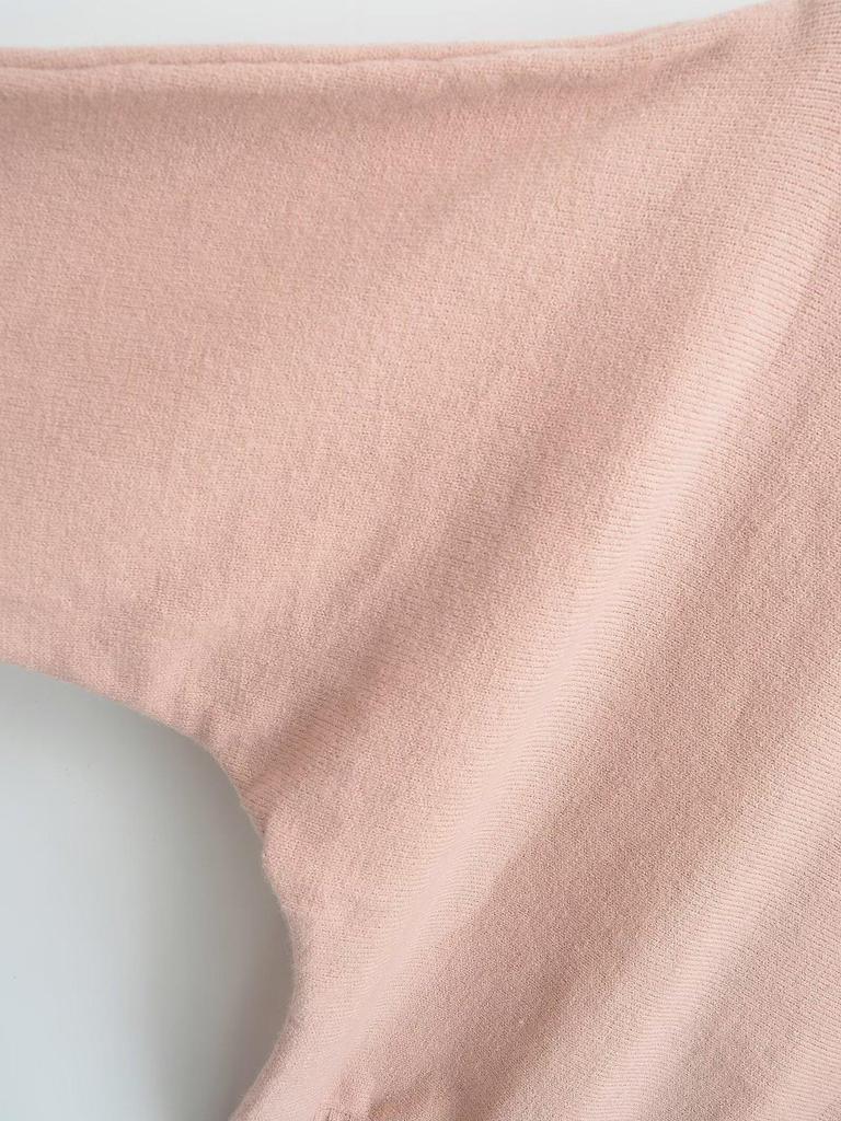 Spring Arrival: European & American Style One-Shoulder Batwing Sleeve Sweater