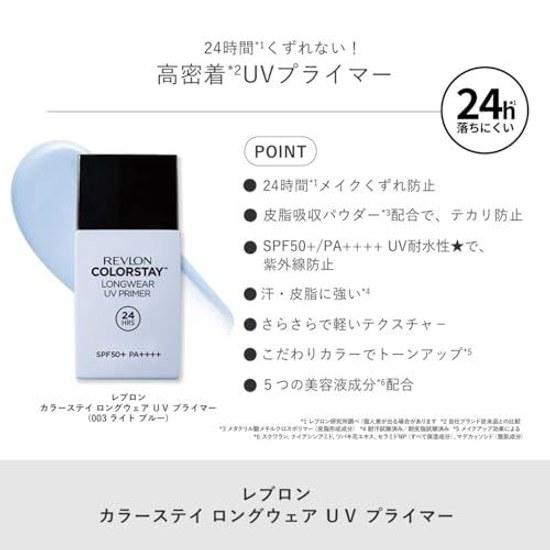 Revlon Colorstay Longwear UV Primer 002 Lavender Makeup Base SPF 50+ PA++++ Sunscreen Shine Control