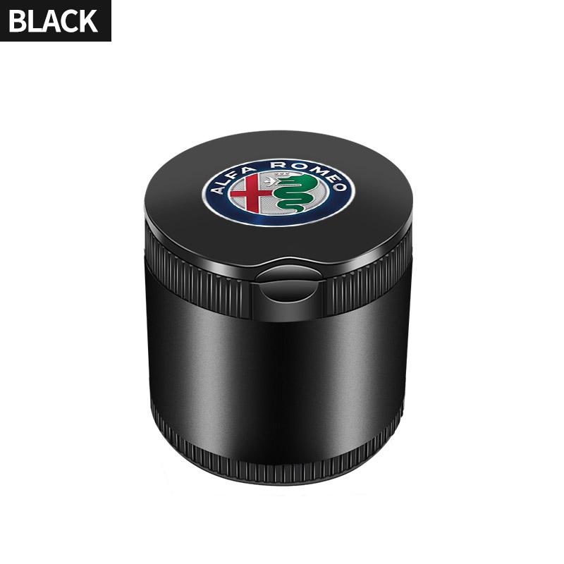 Portable LED Smoke Car Ashtray Cigarette Ash Holds Cup for Alfa Romeo Spider Giulia Giulietta 147 156 159 Mito Stelvio GT Spider