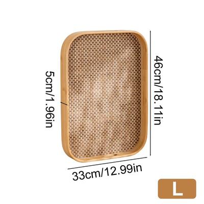 Japanese Style Natural Bamboo Serving Tray