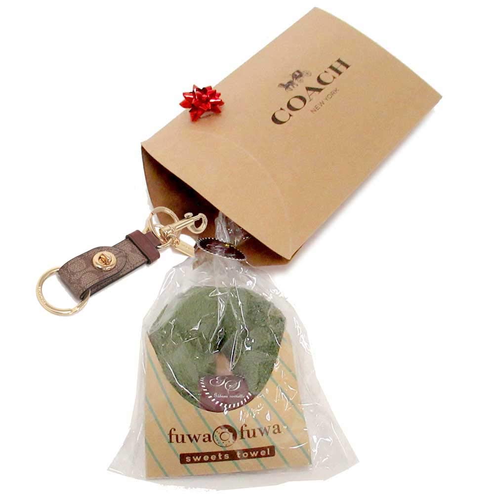 White Day Geschenkset Schlüsselanhänger Outlet Signature Karabinerverschluss Taschenanhänger Schlüsselanhänger F49314 GDKHA [Coach] [Produkt]