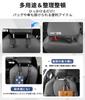 Delica Dedicated Headrest Genuine Leather Seat Luggage Metal Set of 2 D5 Hooks, Hooks, Hooks, Hooks, Black,