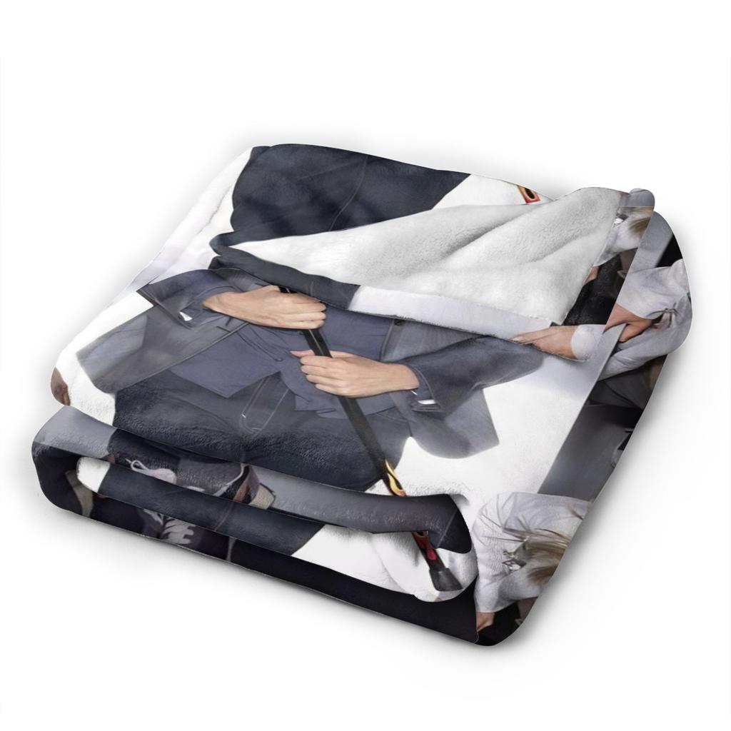 Dr Gregory House Flannel Blankets Winter Super Warm Throw Blanket for Kids Home Decor Pattern Bedspread Sofa Bed Cover