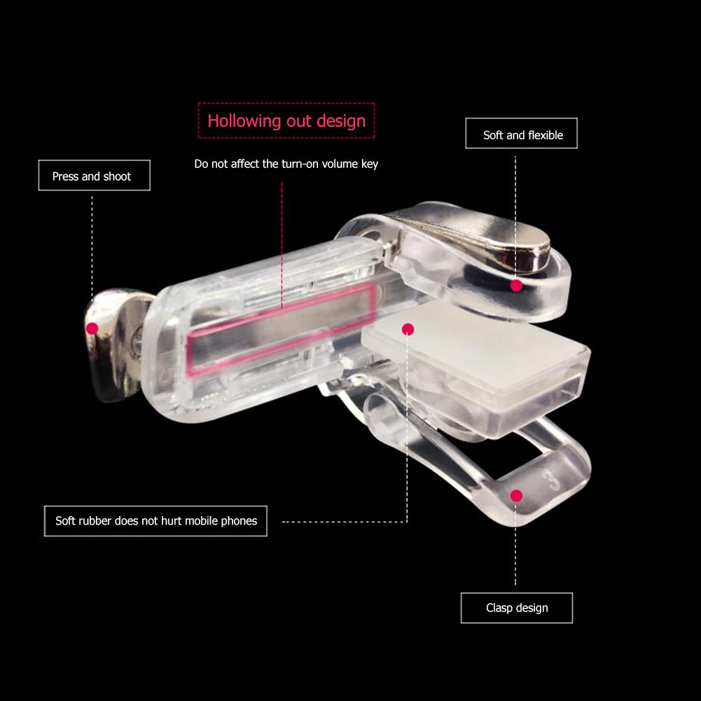 2 Pcs Mobile Gaming Trigger Mobile Game Controller for PUBG Controller Joysticks Buttons for Iphone Android Smart Phone