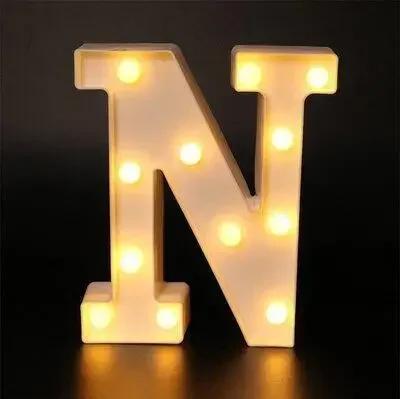 Wedding Decorative Name Number letters LED Lights Luminous Number Lamp Party Baby Bedroom Decoration Home Night Light