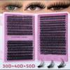DIY Individual Eyelash Clusters Kit Large Capacity Easy to Apply Reusable Lash Extensions for Makeup Novice Use