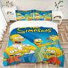 The Simpsons Family Bedding Set Comforter Cover Gift for Bedroom,Includes 1 Cover and 2 Pillowcases, No InsertB465