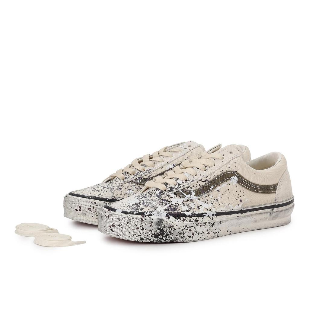VN000D9RDJR VANS PREMIUM OLD SKOOL 36aPAINT SPLATTER TURTLEDOVEa