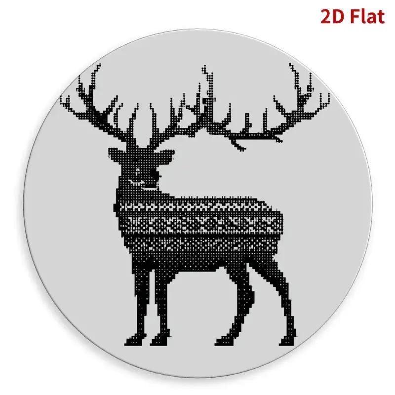 2D Flat Hanging Decorative Metal Sign Hand Painted Art