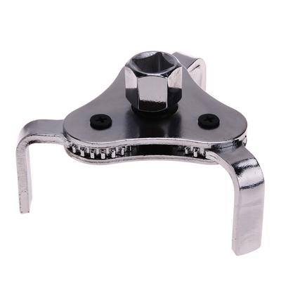 Ferramenta de chave de filtro de óleo bidirecional ajustável de 3 mandíbulas para carros e caminhões 55-108MM