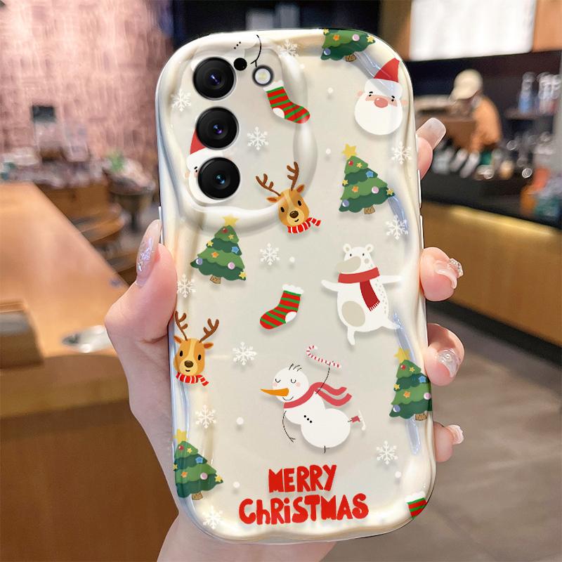 Hot Santa Claus Christmas Phone Case for Samsung Galaxy A50 A35 A34 A33 A32 A24 A23 A22 A13 A12 M55 M54 M35 M14 Protective Cover