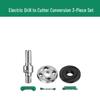 Baolian Electric Drill To Angle Grinder Converter Kit: Chuck, Connecting Rod, and Cutting Attachment