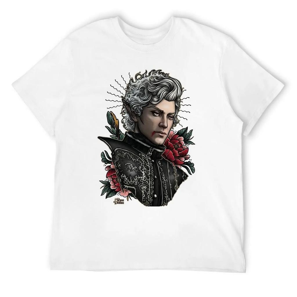 Astarion Vampire Bf T-Shirt Blue Archive Shirts Graphic Tees Summer Top Plain Men'S Clothing