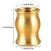 4pcs Furniture Legs Set Sofa Replacement Legs Copper Wood Conical Ornament Non-Slip Furniture Feet For Bed Nightstand Dresser