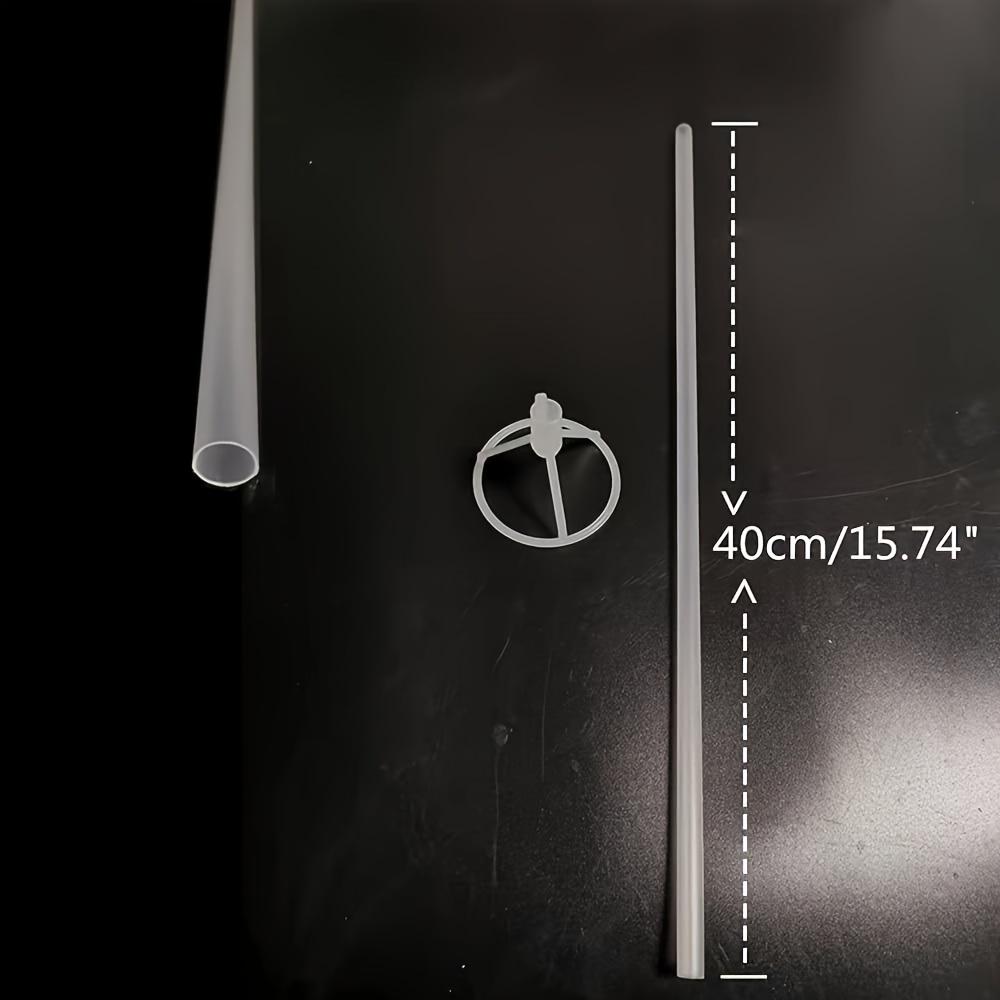 50PCS Transparent Bobo Balloon Stick Stand with Cup - Perfect for Wedding, Valentine's Day, Party, and Event Decoration
