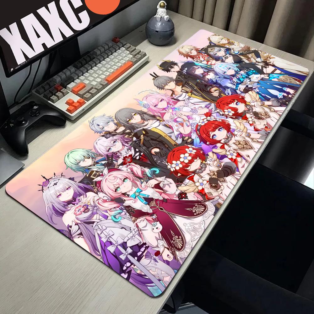 New Non-slip Amphoreus Chrysos Heir Mouse Pad Rubber Mats Honkai Star Rail Cyrene Phainon Mousepad Computer Accessories