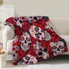 Halloween Fun Skull Dance Plush Blanket All Seasons Suitable for Sofa Bed Office Nap Blanket Cover Blanket